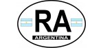 Argentina Country Origin Decal - Non Reflective 