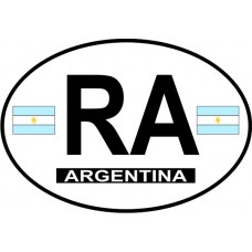 Argentina Country Origin Decal - Non Reflective 