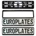 Europlate Frame - Black