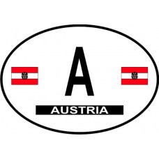 Austria Country Origin Decal - Non-Reflective
