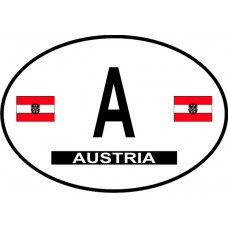 Austria Country Origin Decal - Non-Reflective