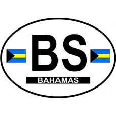 Bahamas Country Origin Decal - Non-Reflective