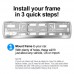 Europlate Frame - Chrome