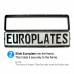 Europlate Frame - Black