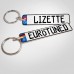 Custom Europlate Key Tag