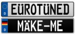 Custom German Europlate